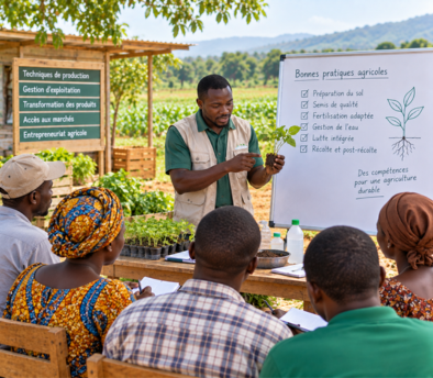 Renforcer les compétences des acteurs pour améliorer leurs performances et développer des activités agricoles plus durables.